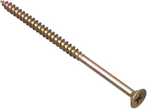 FFP590Y WOOD SCREWS 5.0 X 90mm Y/L (100)