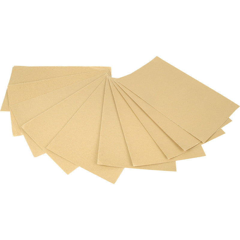 GP271 SANDPAPER ASSORTED GRIT PACK OF 10