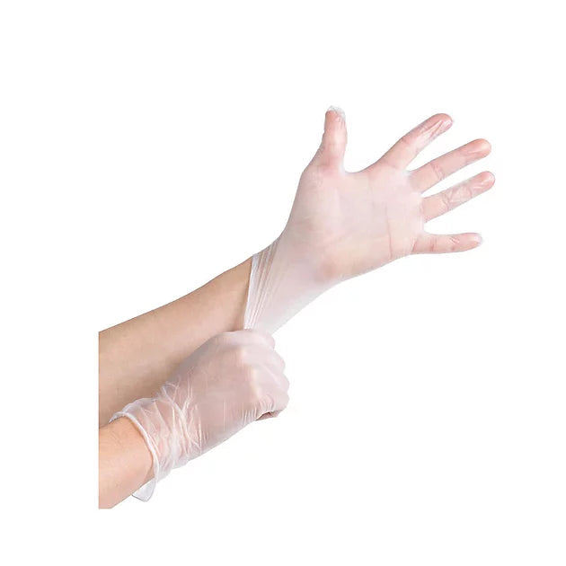 VINYL GLOVES MEDIUM PACK OF 100